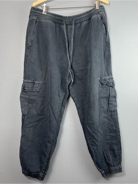 GAP Washed Charcoal Cargo Jogger Pants